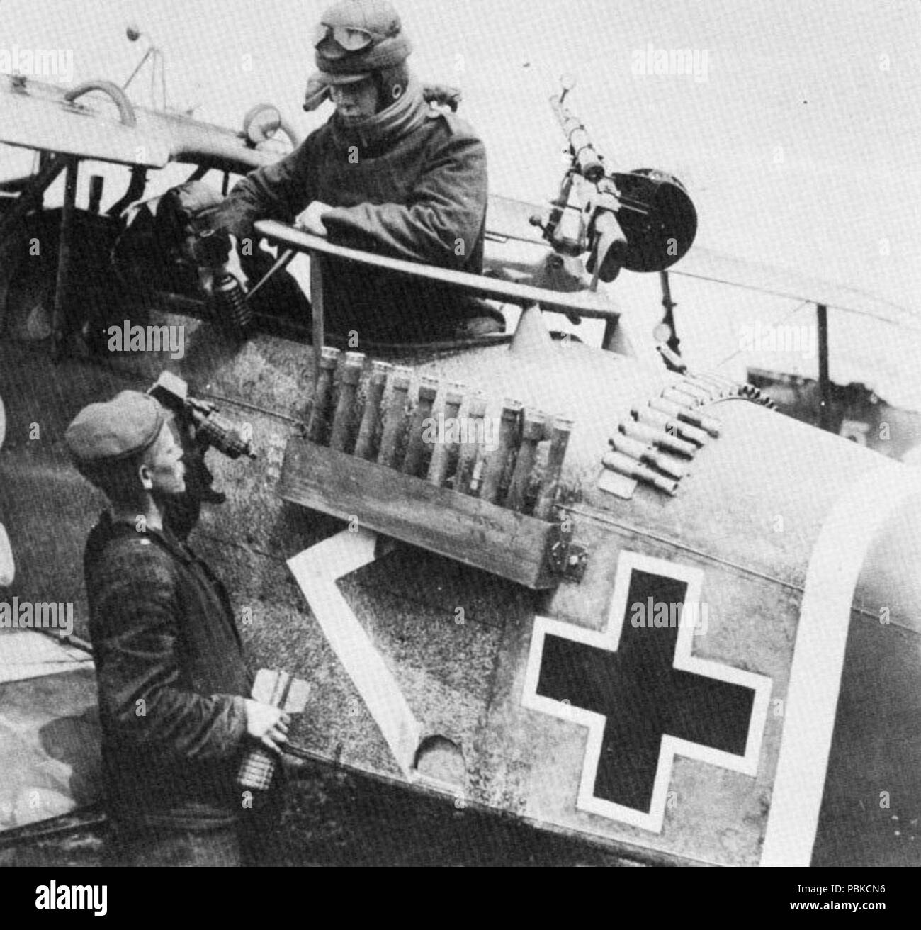 738 Halberstadt CL.II rack di bomba Foto Stock