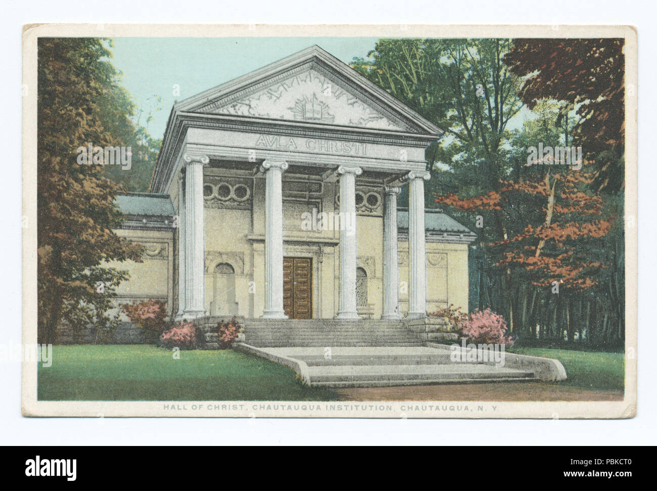 739 Hall di Cristo, Chautauqua Istituzione, Chautauqua, New York (NYPL b12647398-79481) Foto Stock
