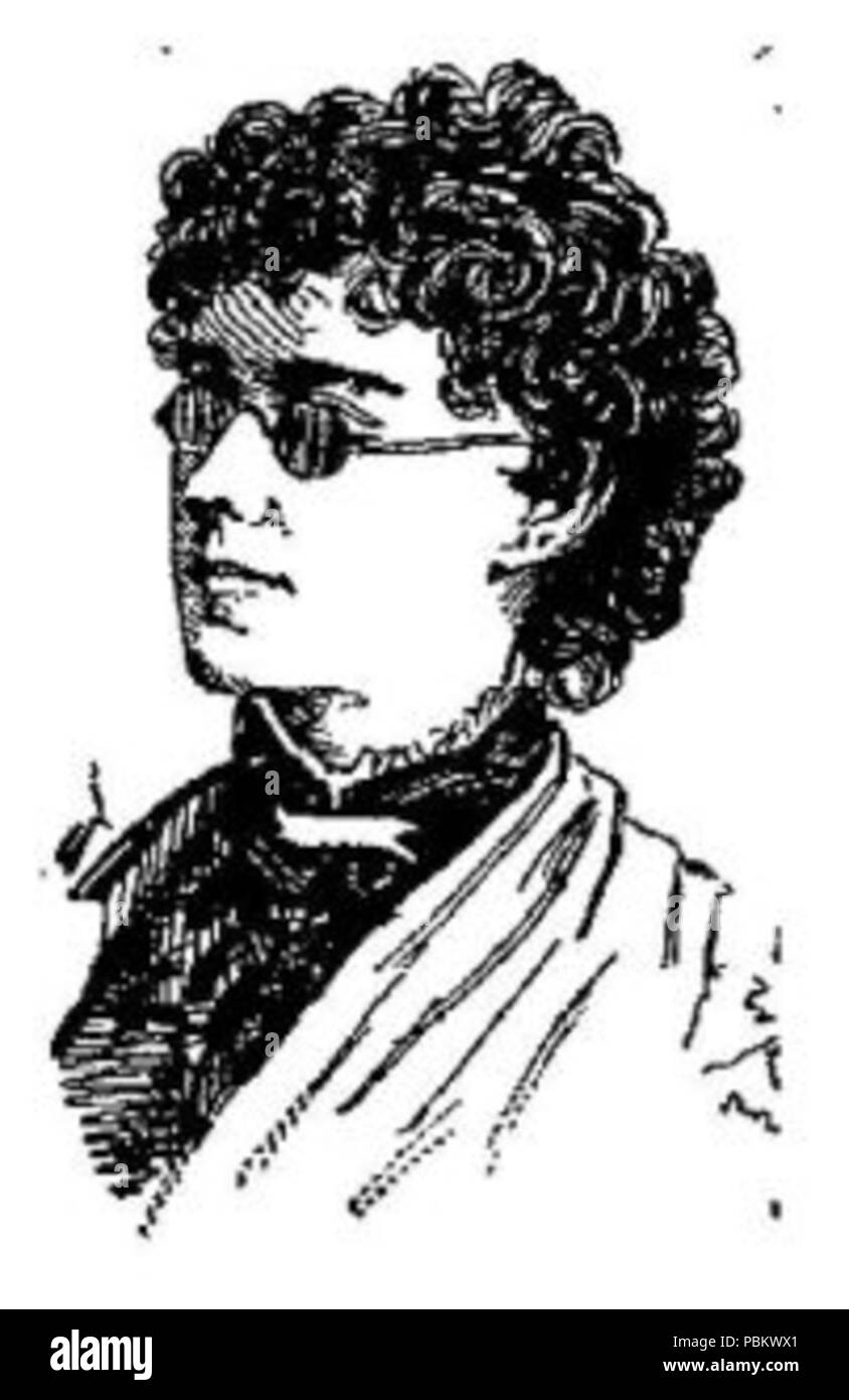 922 Lillian Blanche temendo Foto Stock