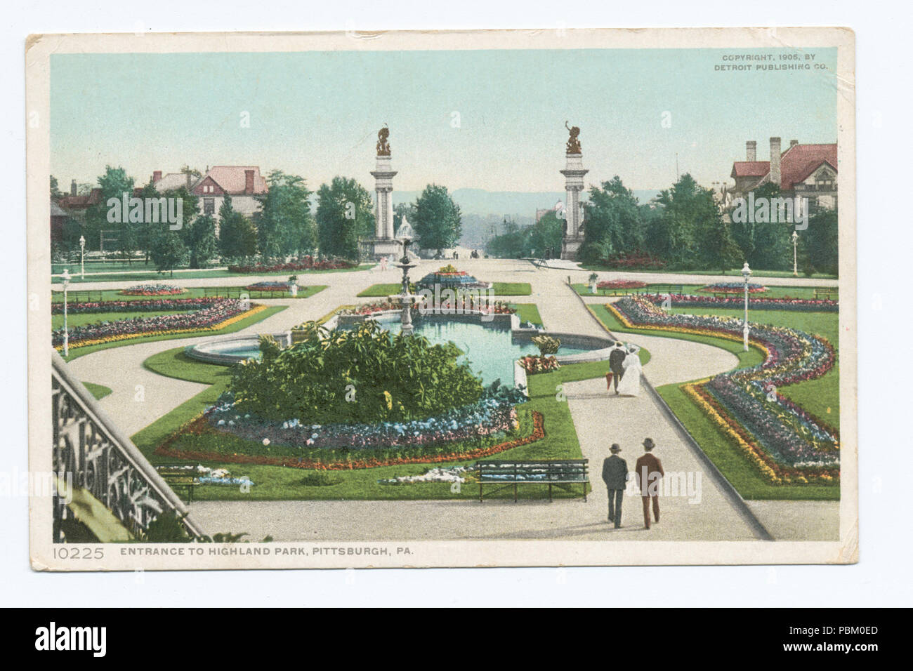 759 Highland Park ingresso, Pittsburgh, PA (NYPL b12647398-68698) Foto Stock