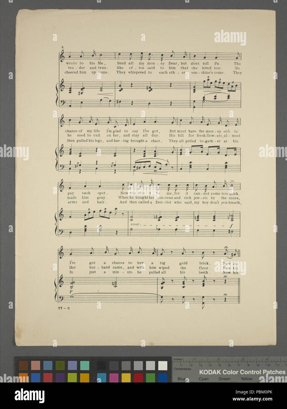 761 le sue gambe sono Misure assortite (NYPL ADE-463778-1695691) Foto Stock