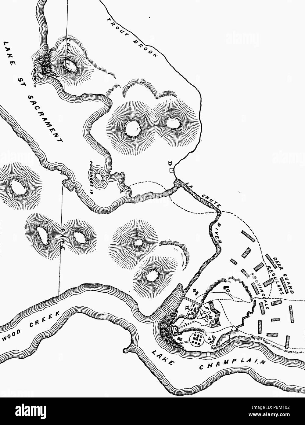 762 Storia di Warren County - figura dopo la pagina 102 Foto Stock