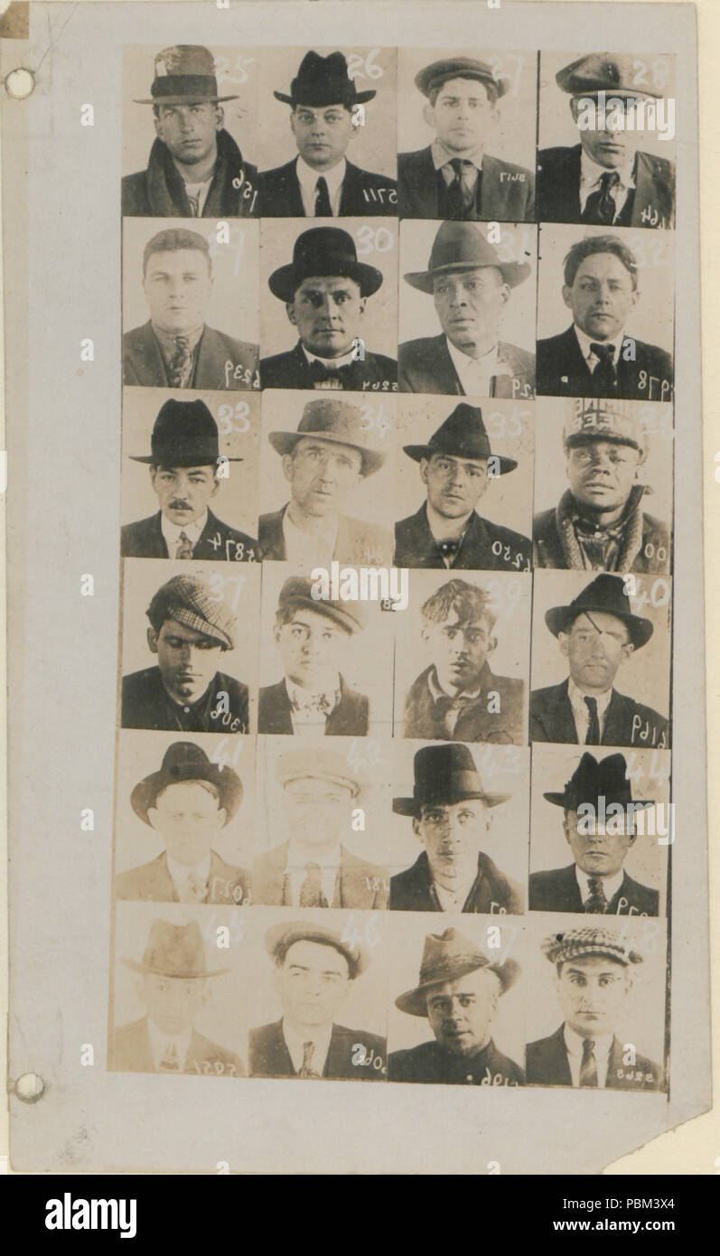 786 Dipartimento di identificazione, Calgary - Identificazione penale Libro - 4 (HS85-10-38280-4) Foto Stock