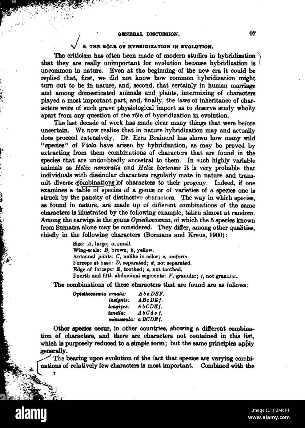 803 eredità di caratteristiche nei polli domestici (101) Foto Stock