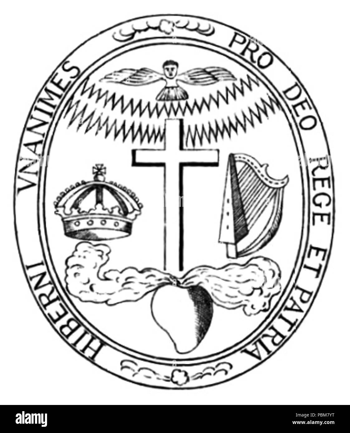 811 Confederazione irlandese Foto Stock