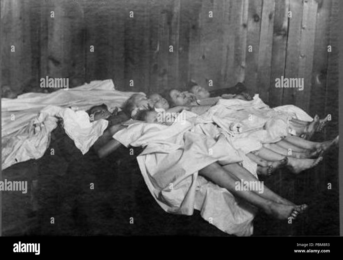 817 Padiglione Italiano Disaster in immagini - Corpi (raccolto) Foto Stock