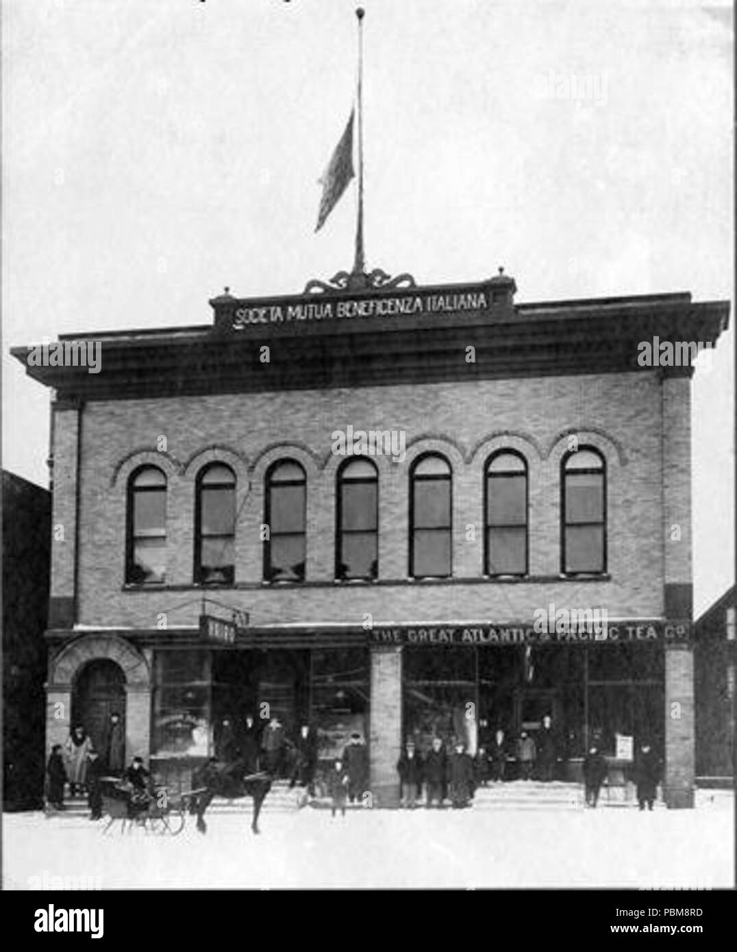 817 Padiglione Italiano Disaster in immagini - Padiglione italiano (raccolto) Foto Stock