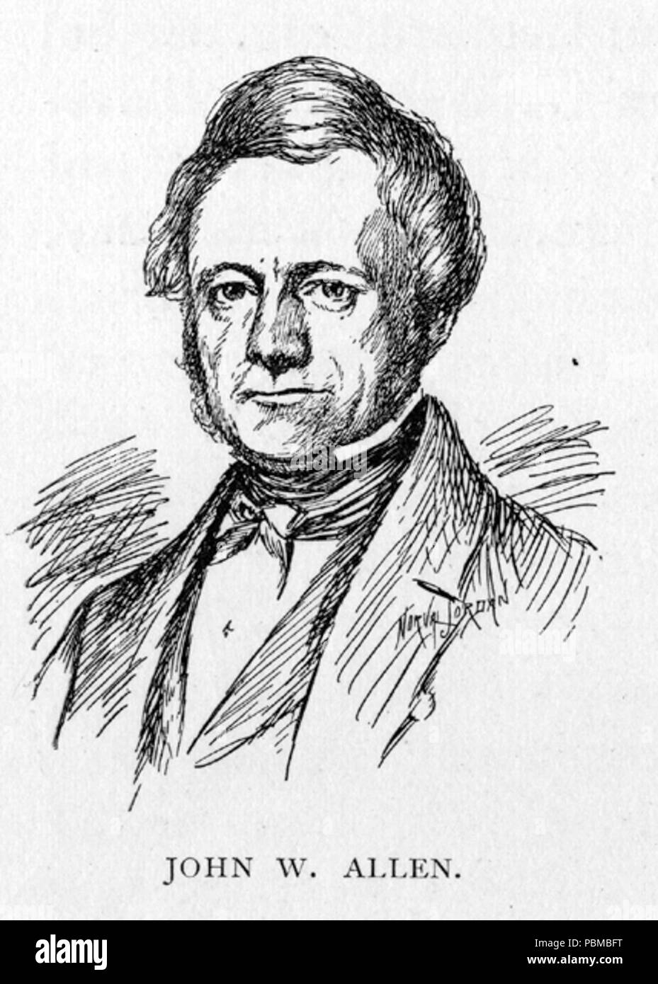 841 Giovanni W Allen Foto Stock