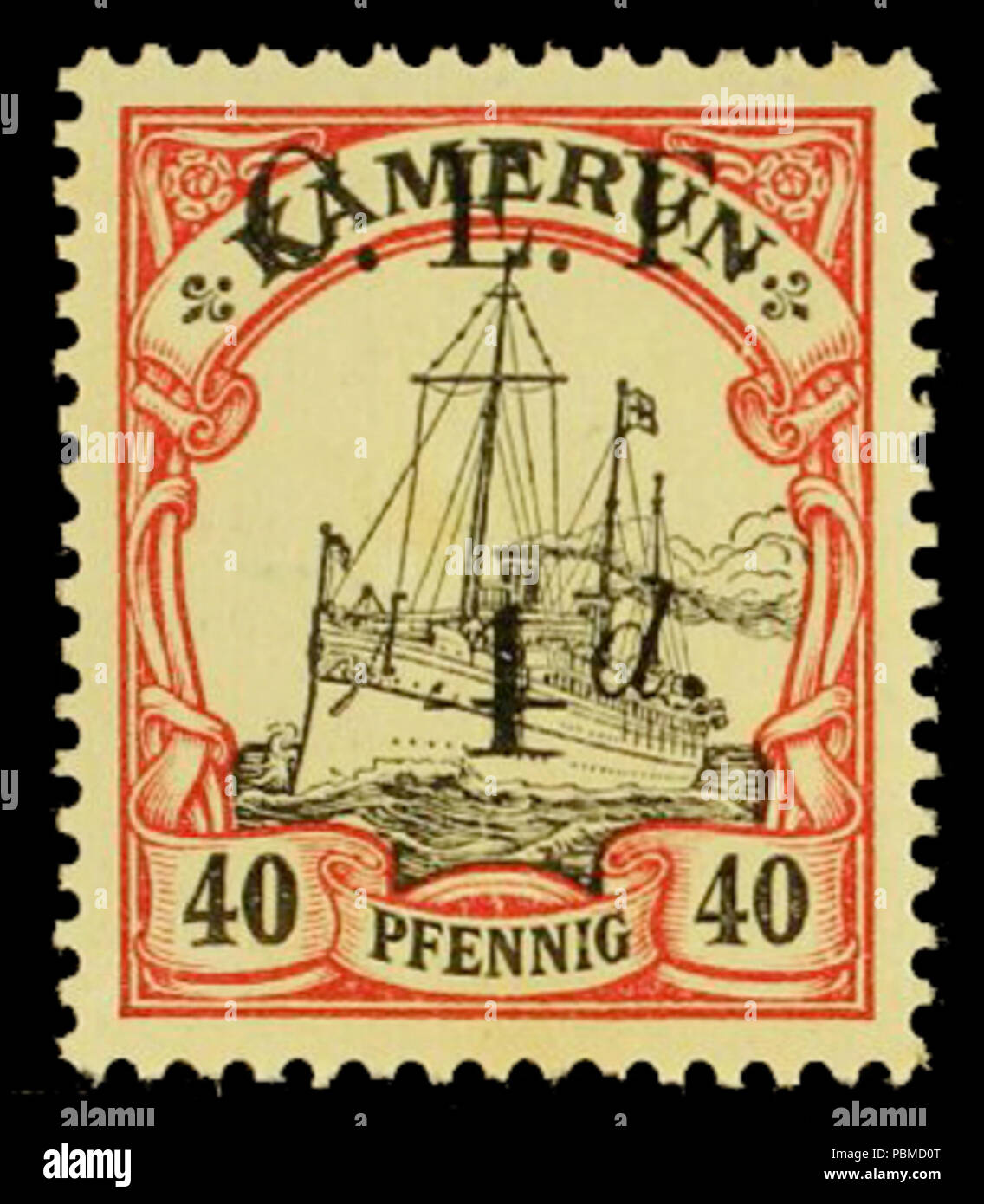 853 Kamerun40PF1914hohenzollern-cef4dovpt Foto Stock