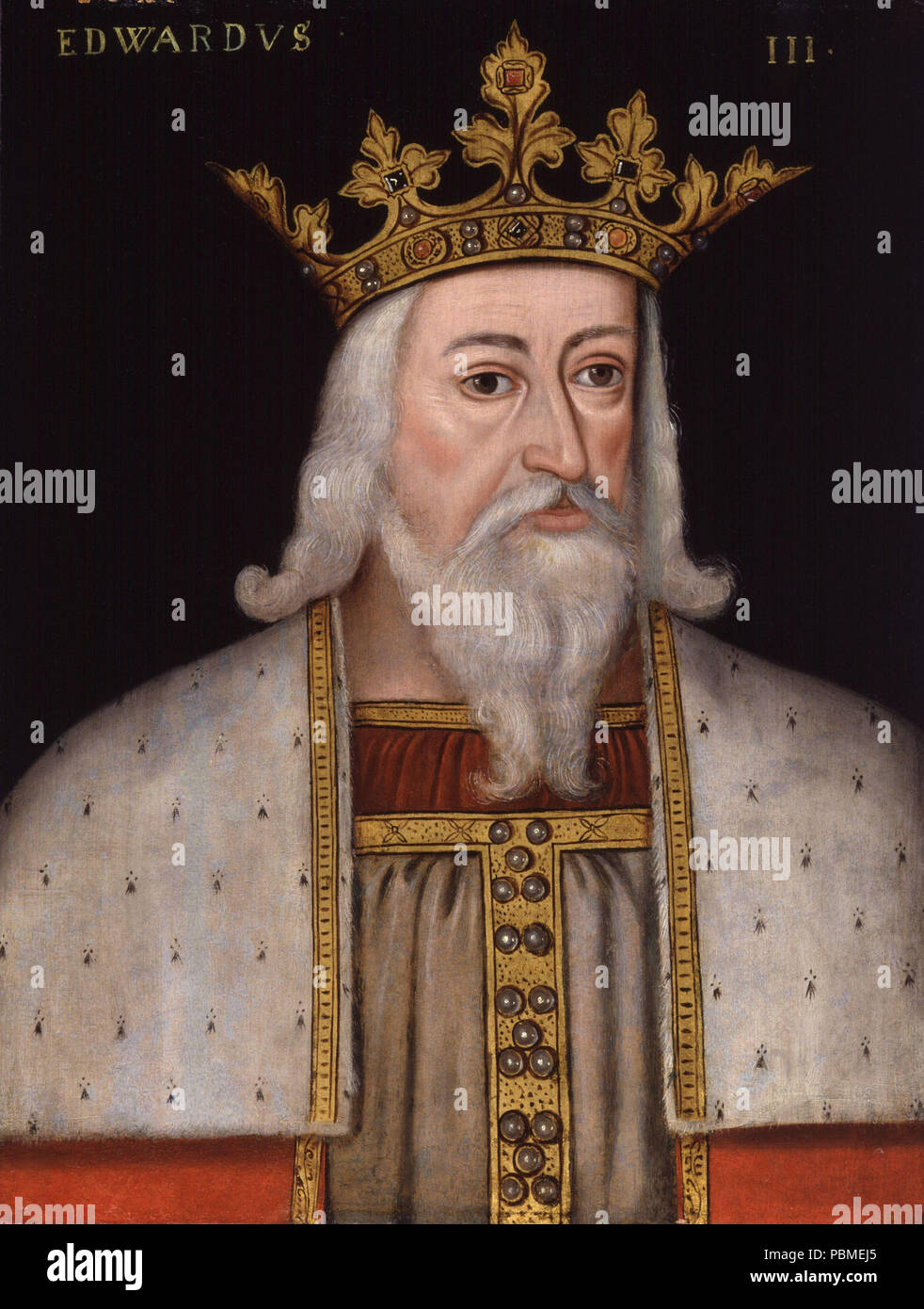 860 King Edward III da NPG Foto Stock