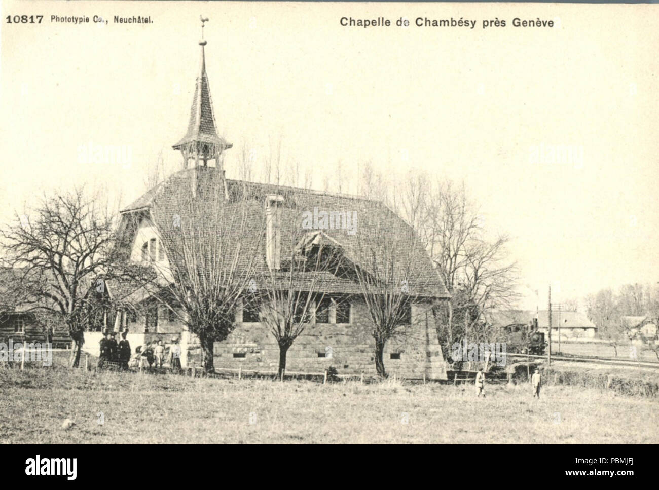 876 La Chapelle des Cornillons autrefois Foto Stock