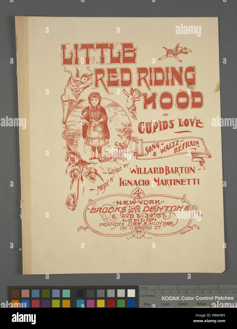 927 Little Red Riding Hood, o, Cupido il suo amore (NYPL ADE-463835-1255378) Foto Stock