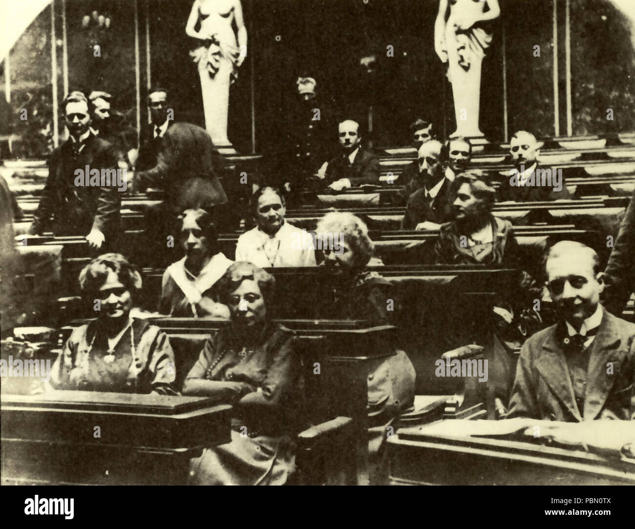 Abgeordnete 1919. Foto Stock