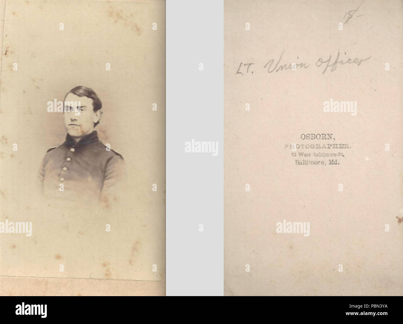 989 L'uomo in uniforme da Osborn di Baltimore Foto Stock