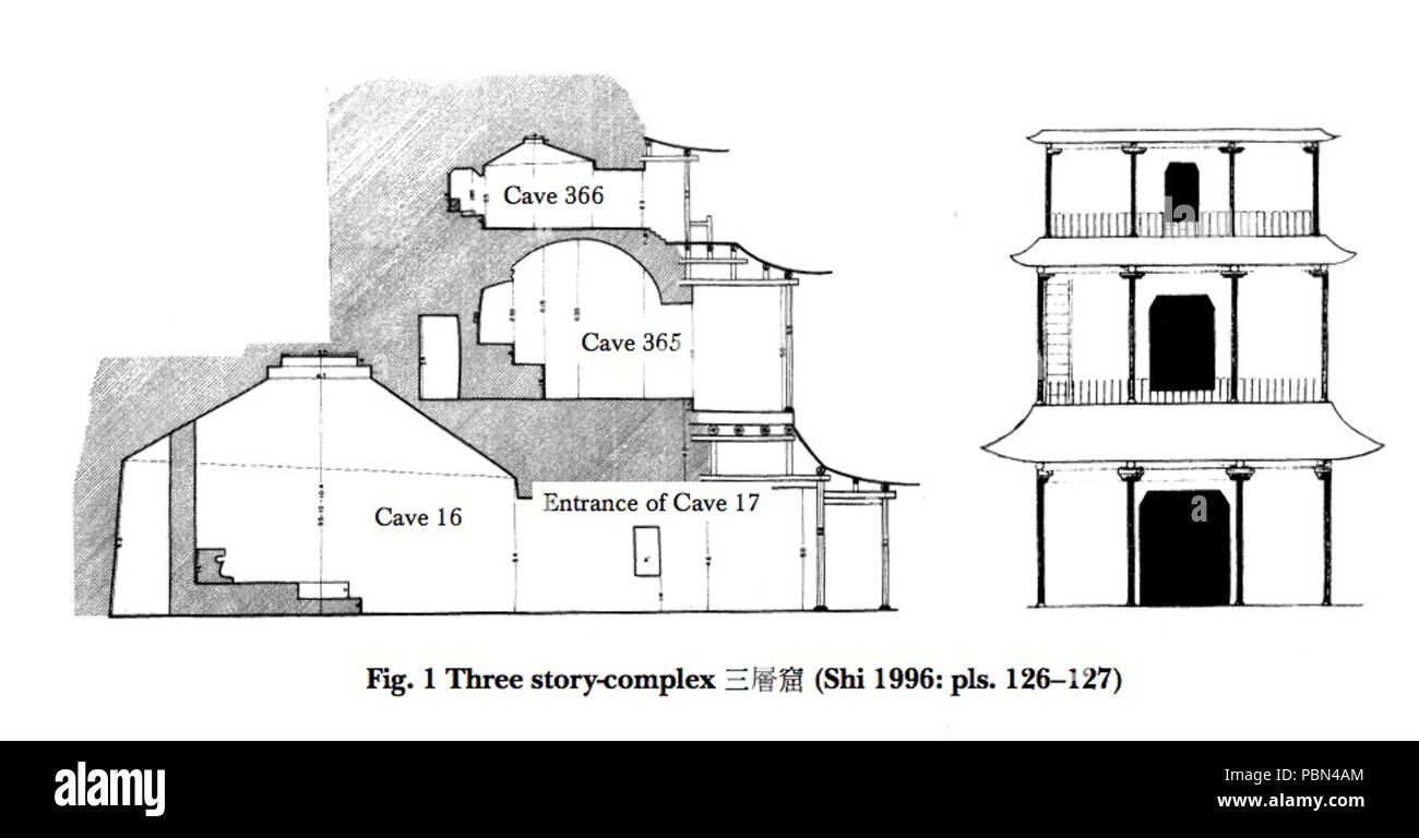 993 Mappa di cave 16 e 17 Foto Stock