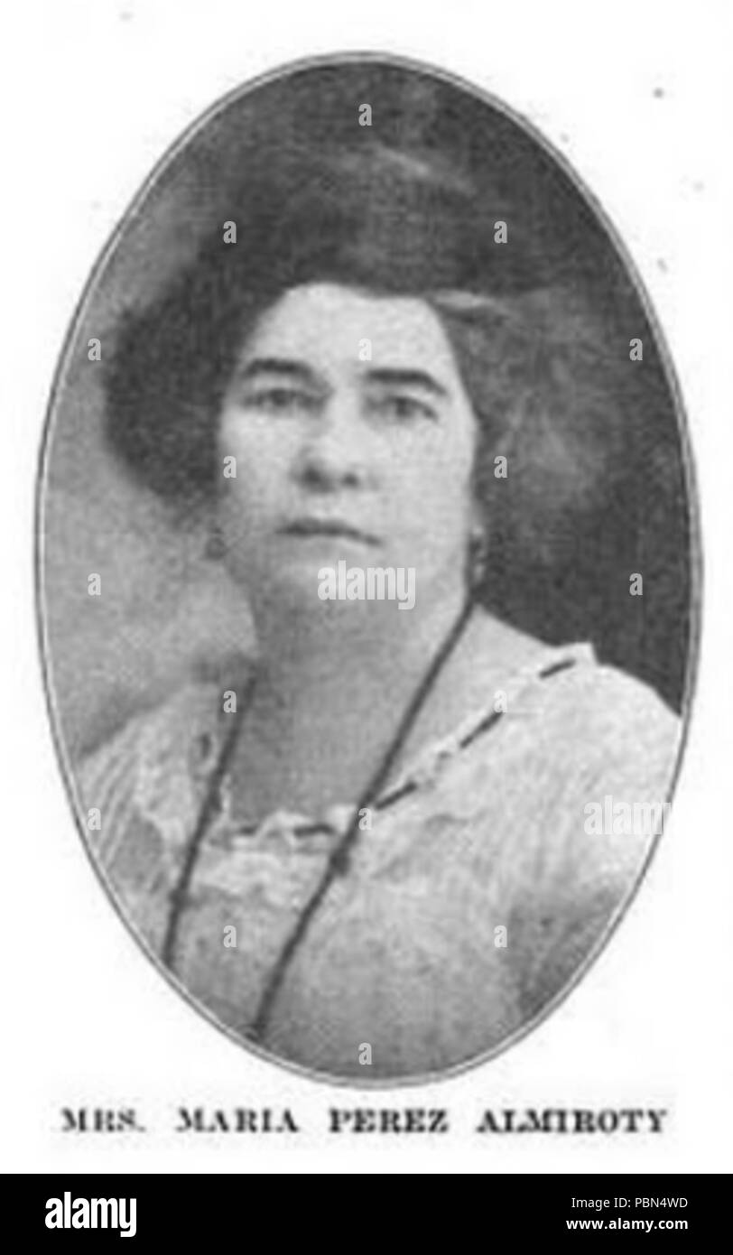 998 MariaPerezAlmiroty1922 Foto Stock