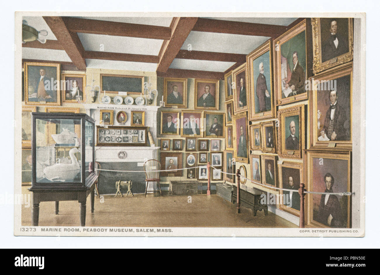 998 Camera Marina, Peabody Museum, Salem, massa (NYPL b12647398-75596) Foto Stock