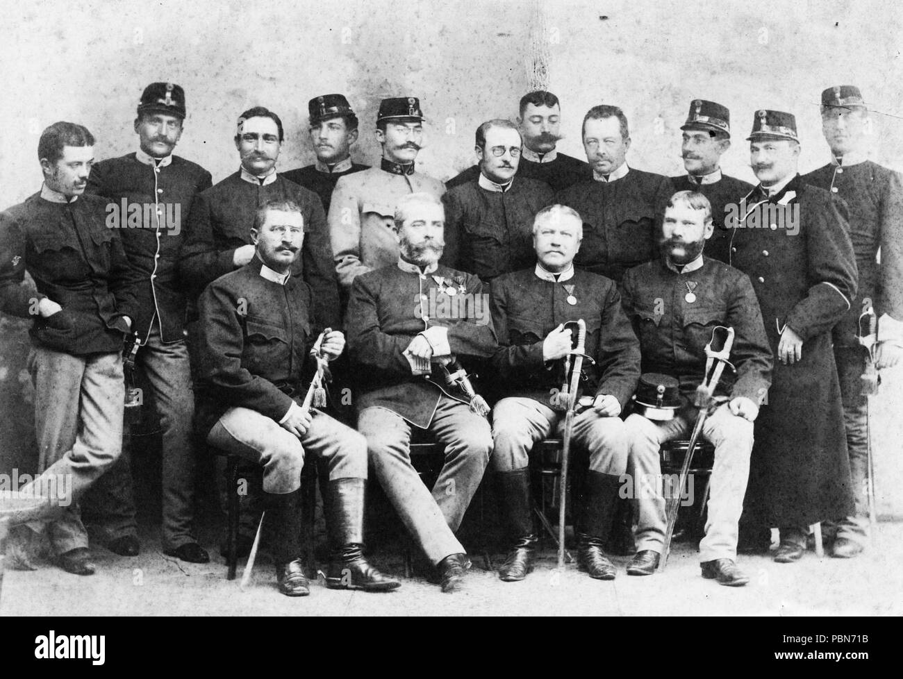 1012 medaglia, soldato, spada, arma Fortepan 73405 Foto Stock