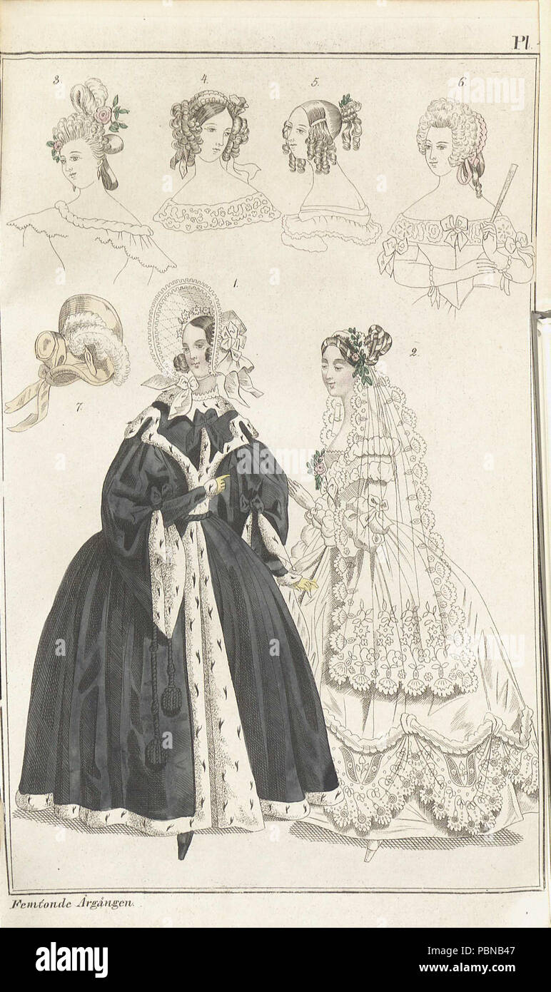 981 Magasin för konst, nyheter och modernamente 1838, illustrazione nr 4 Foto Stock