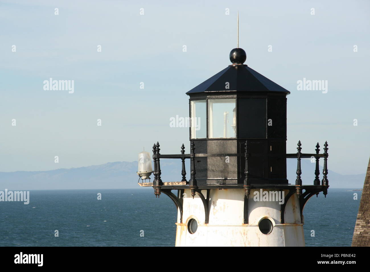 Pilastro Point Lighthouse, Montara CA. Foto Stock
