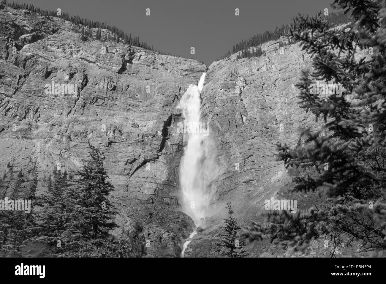 Le Cascate di Takakkaw nel Parco Nazionale di Yoho, British Columbia, Canada Foto Stock