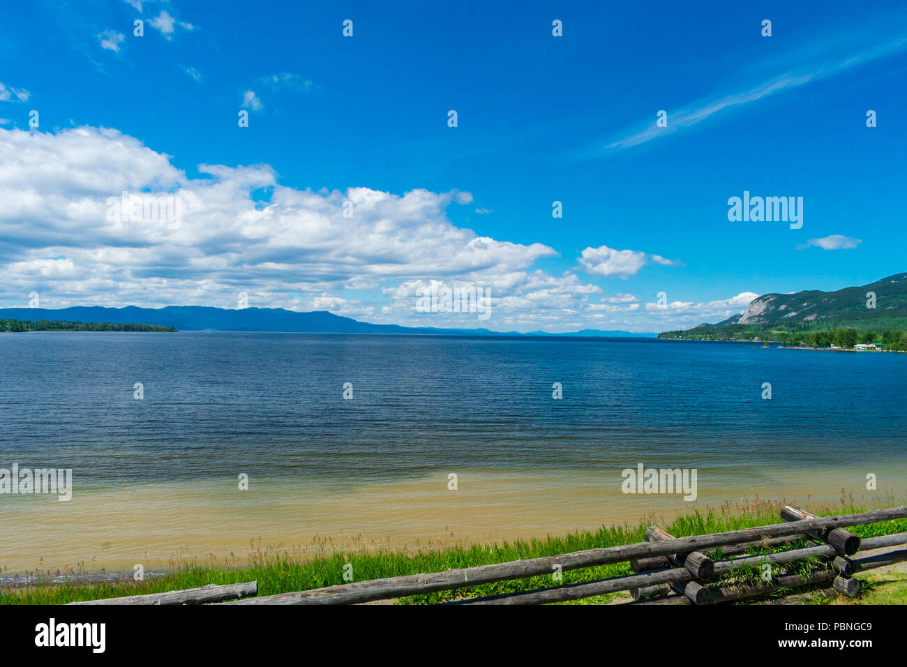 Stuart Lake, British Columbia, Canada Foto Stock