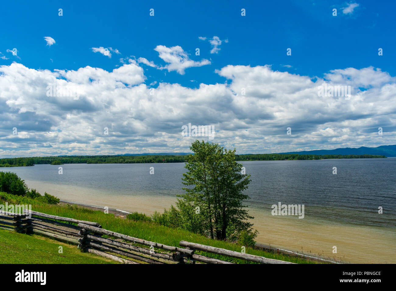 Stuart Lake, British Columbia, Canada Foto Stock