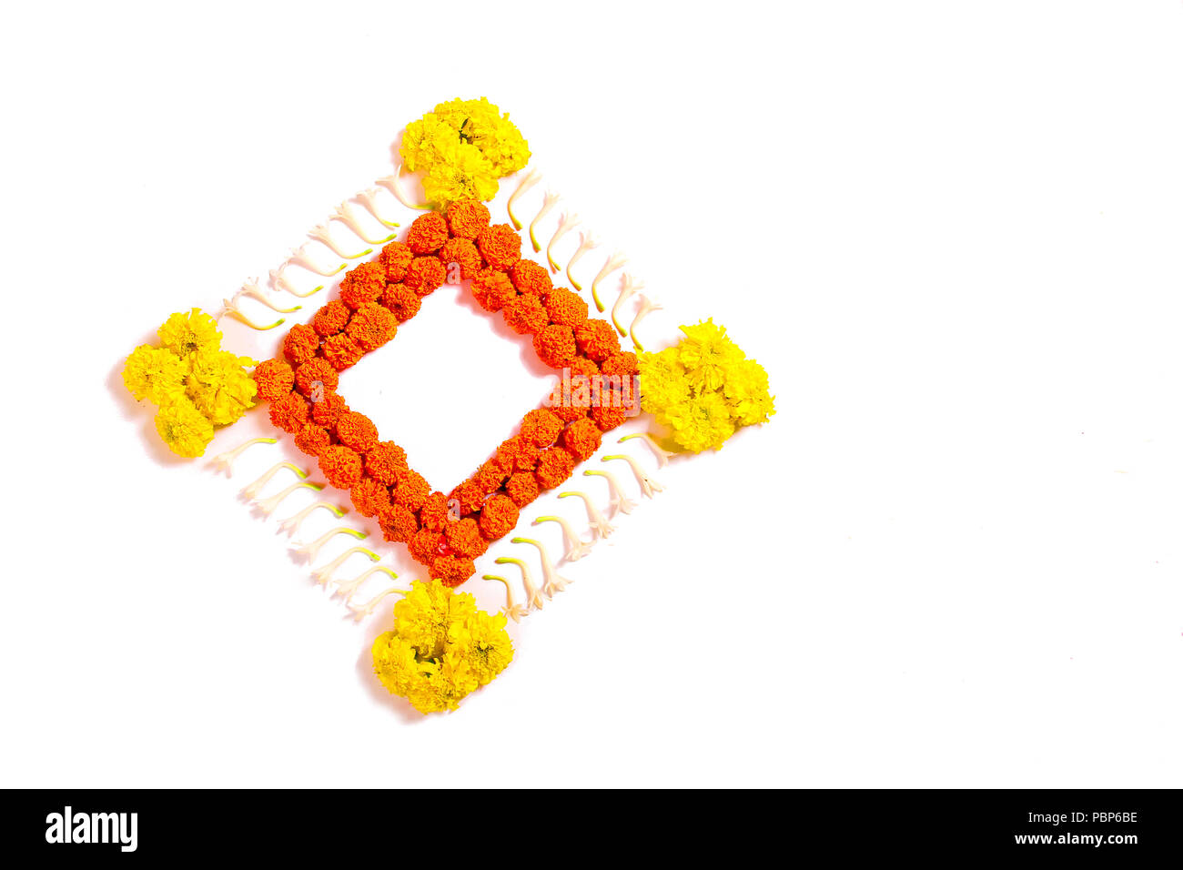 Tagete design Foto Stock