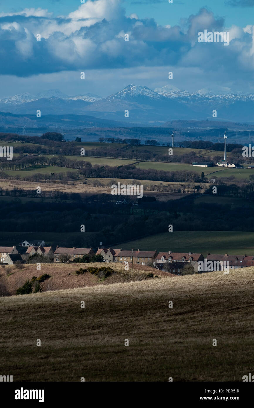 Scozia centrale paesaggi Foto Stock