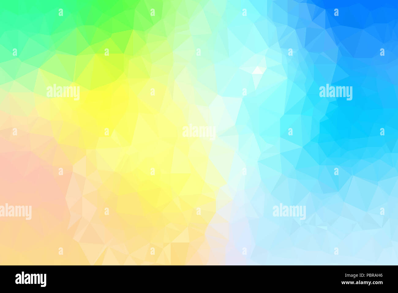 Alta risoluzione immagine basato su triangoli colorati Foto Stock