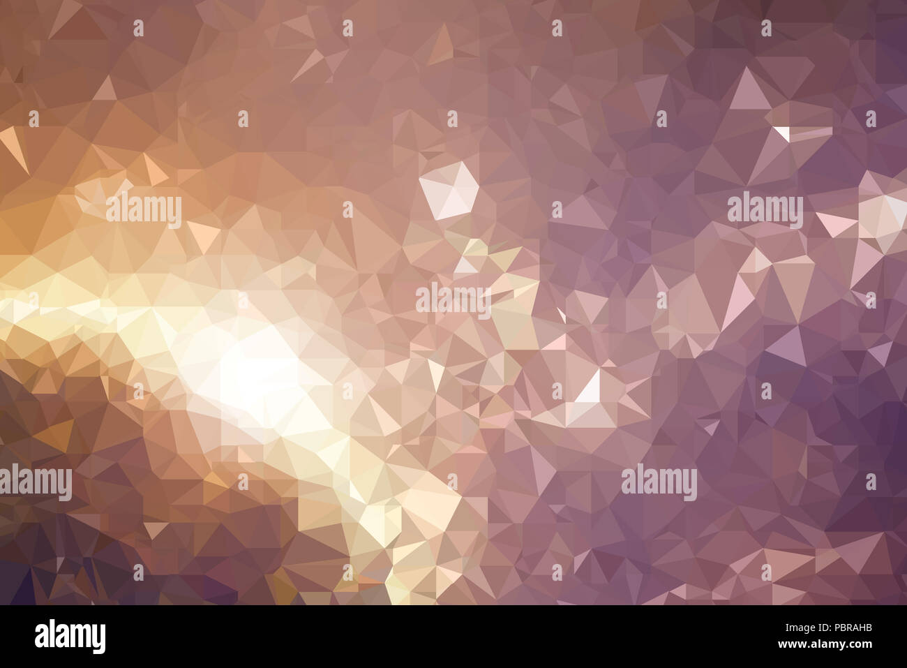 Alta risoluzione immagine basato su triangoli colorati Foto Stock