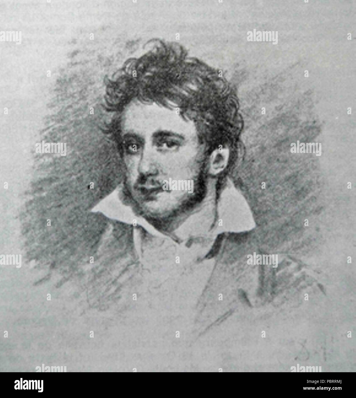 Achille Charles Louis Napoléon Murat (1801-1847) C. Foto Stock