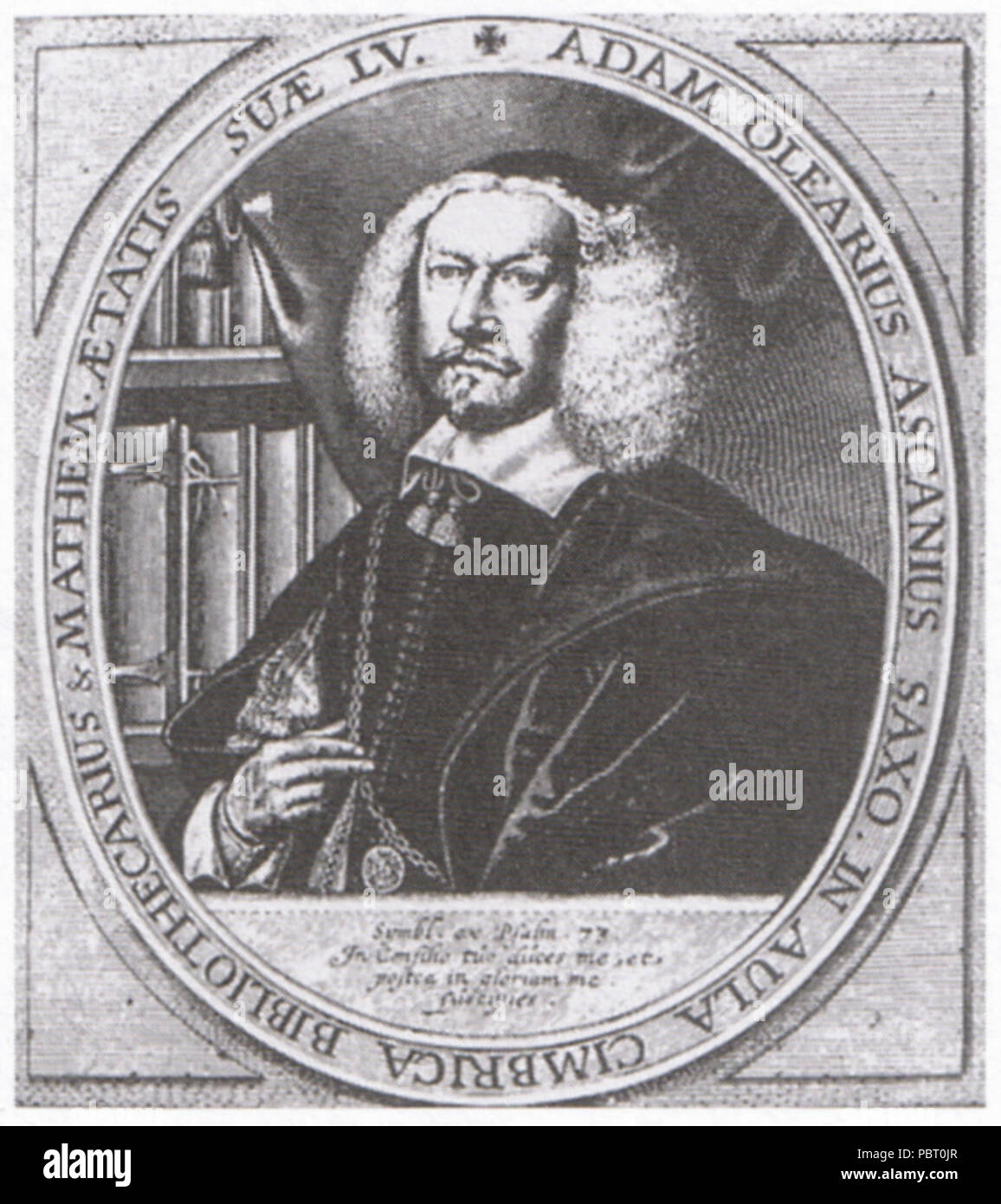 Adam Olearius (1603-1671) 01. Foto Stock