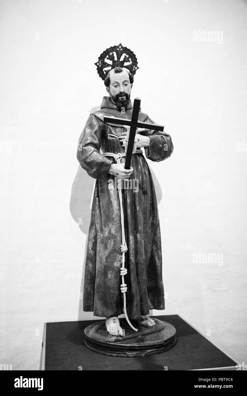 QUITO, ECUADOR - Jan 1, 2015: Interno della di San Francisco Museum nel centro storico di Quito. Centro storico di Quito è il primo UNESCO WO Foto Stock