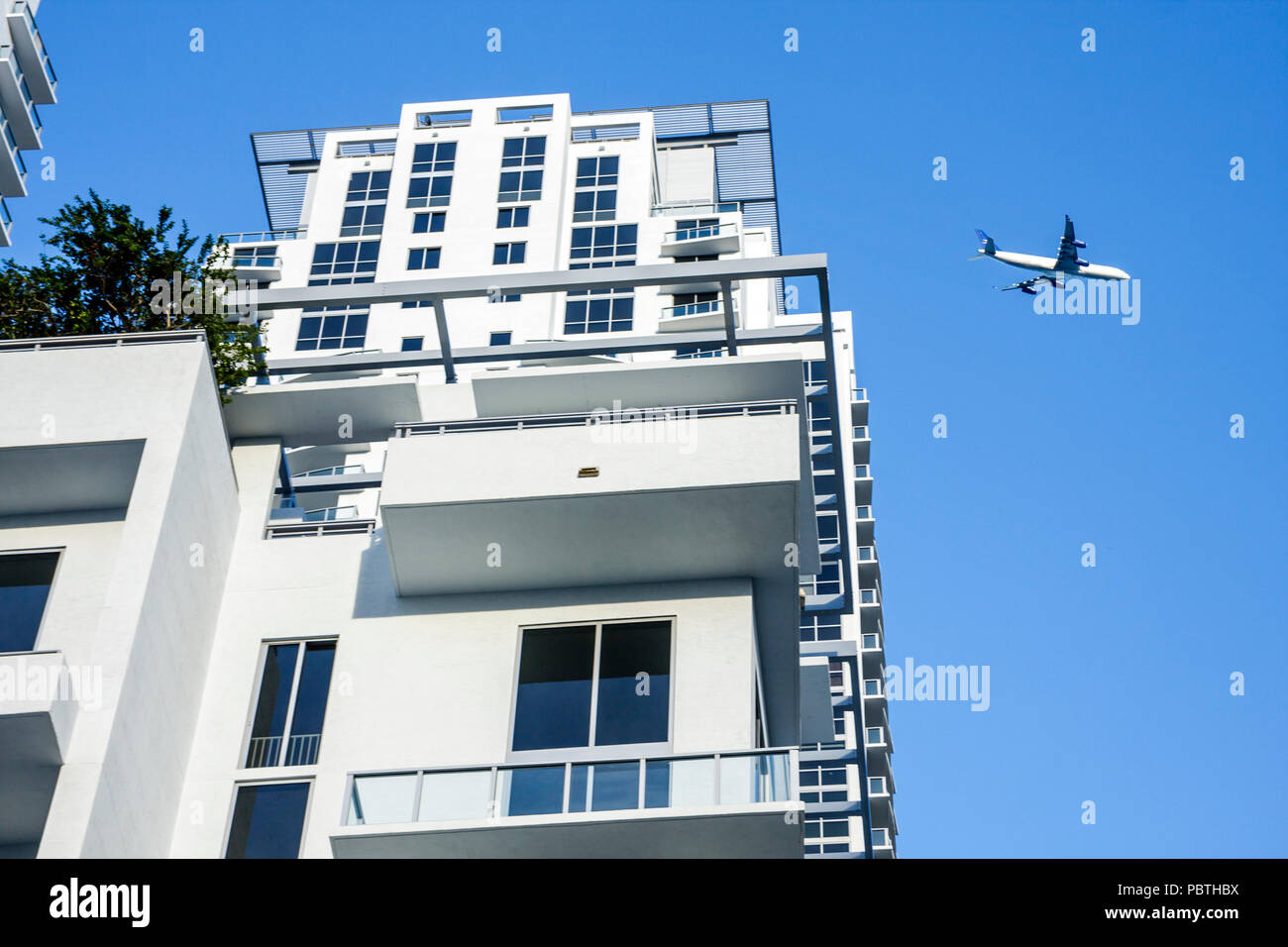 Miami Florida, Brickell Area, edificio, grattacieli grattacieli edificio edifici multi famiglia abitazione, condominio appartamento residenziale Apart Foto Stock