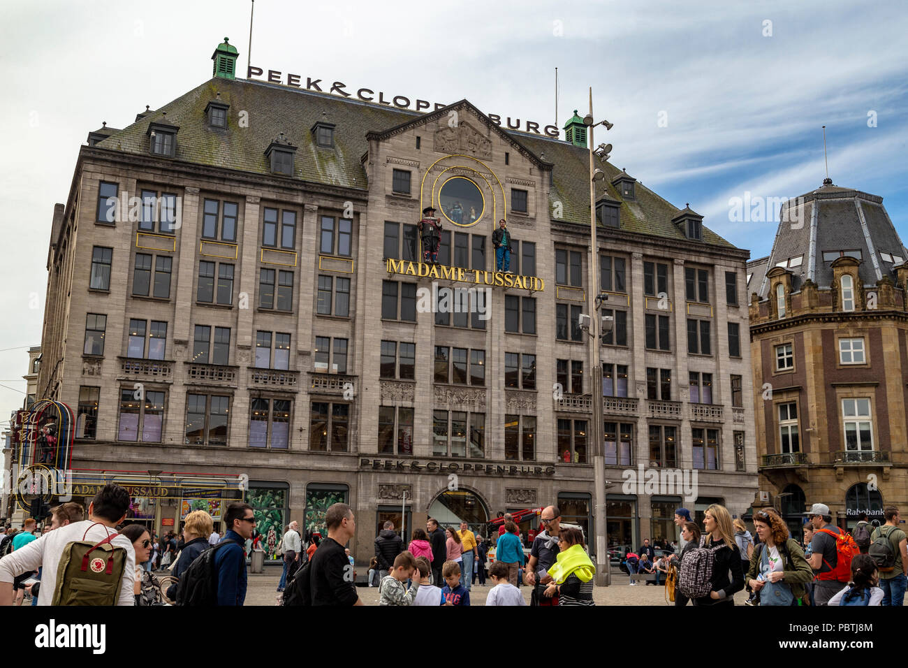 Dal museo di Madame Tussauds Wax Museum di Amsterdam, Paesi Bassi Foto Stock