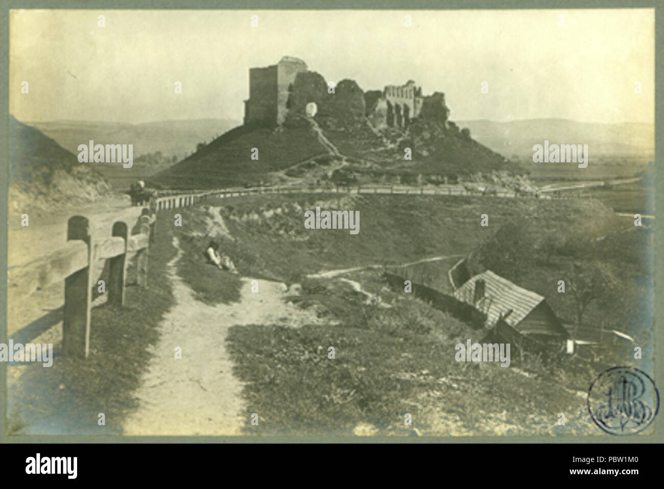 Adler - Ruina cetăţii Feldioara din jud. Braşov. Foto Stock