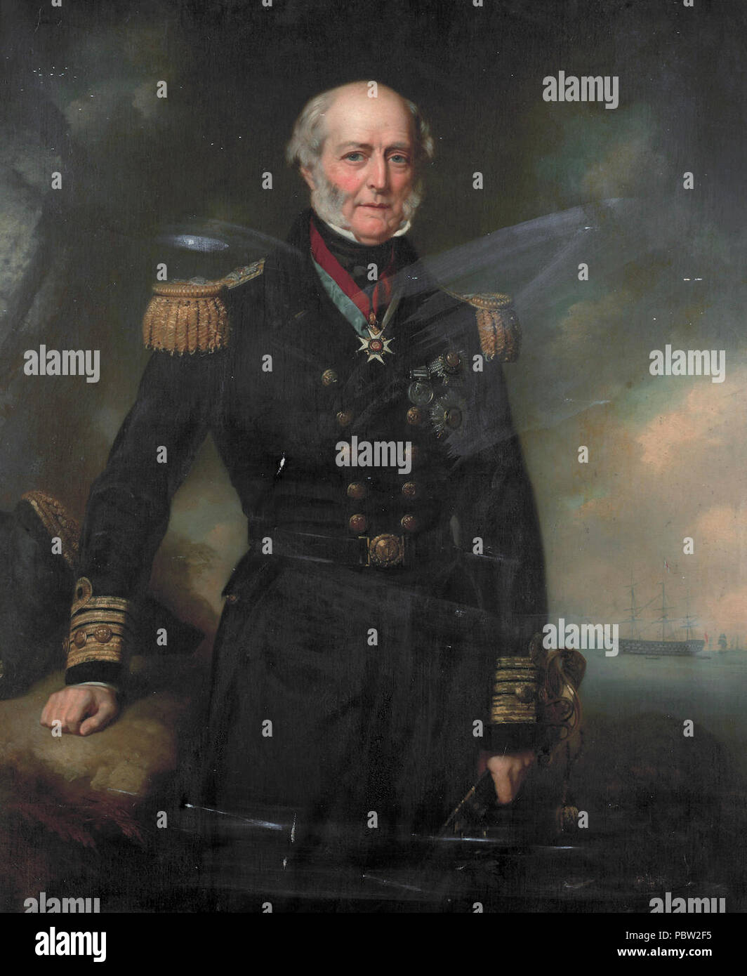 Ammiraglio George Seymour, da John Lindsay Lucas. Foto Stock