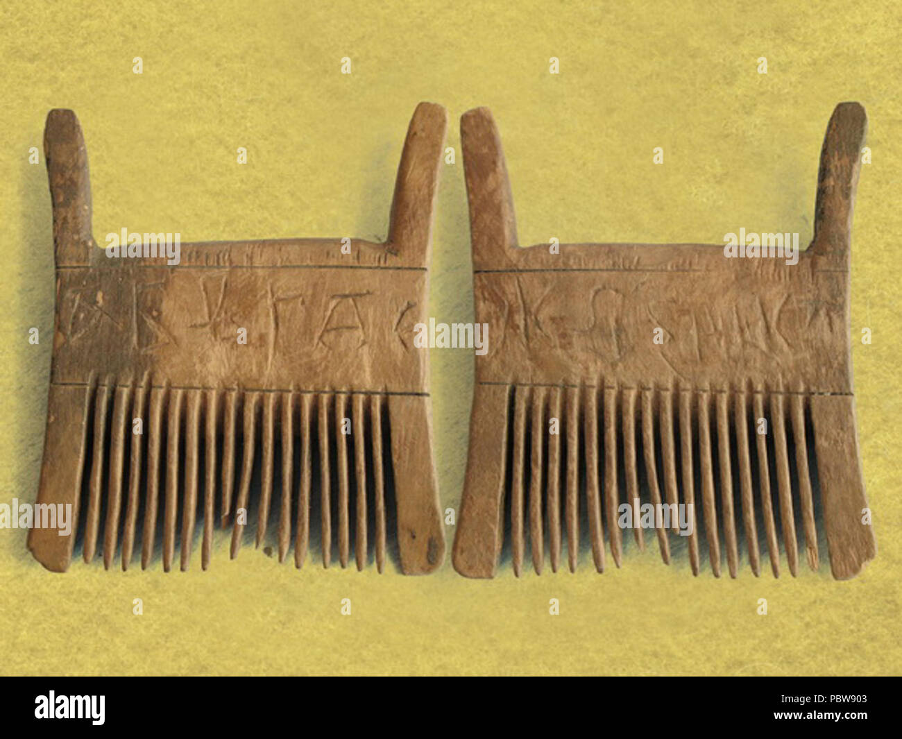 687 Самшытавы грэбень з Бярэсця, XIII ст Foto Stock