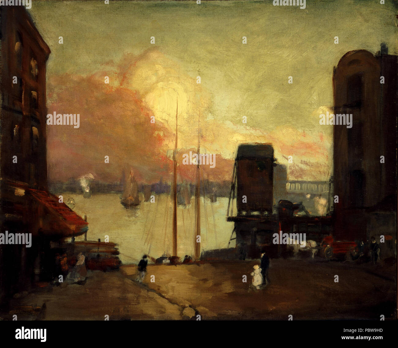 148 Cumulus nuvole, East River ASG-1992.91 1 Foto Stock