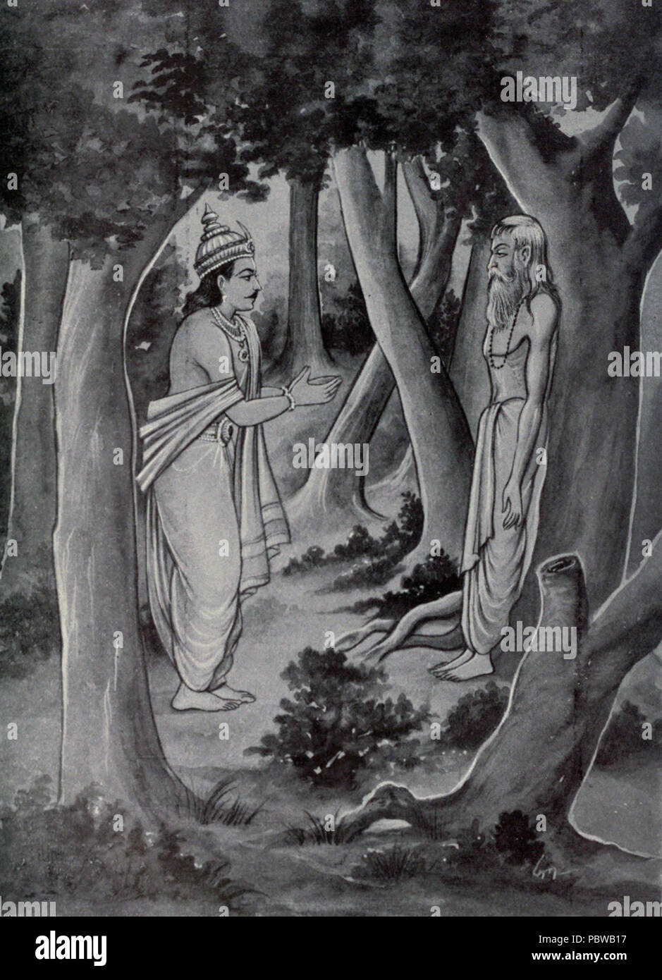 156 La morte di Vidura Foto Stock