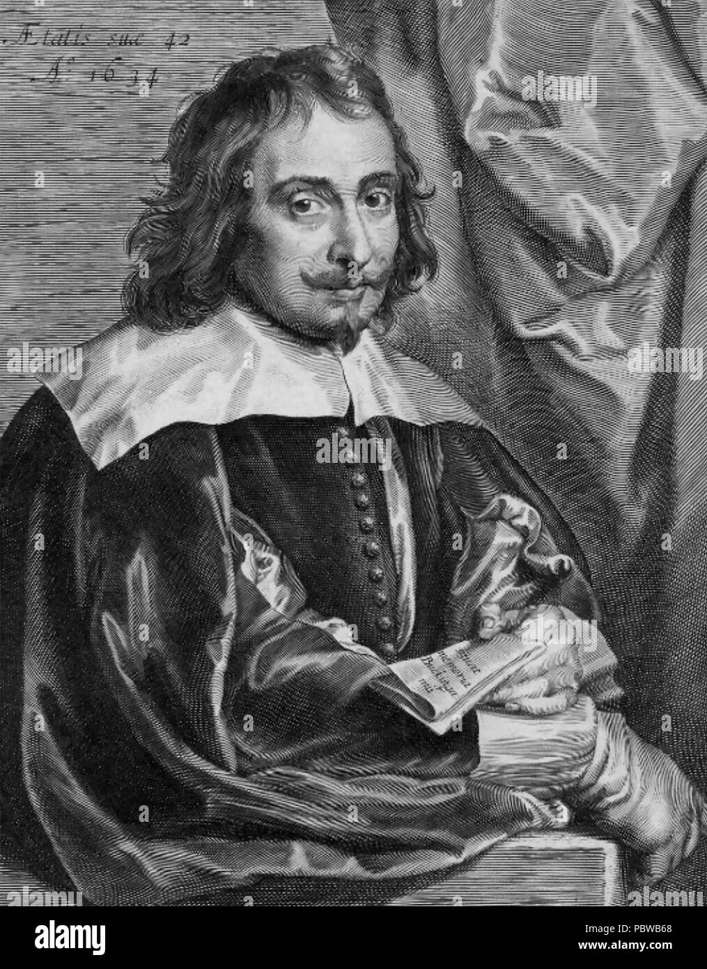 BALTHAZAR GERBIER (1592-1663) diplomatico anglo-olandese e artista Foto Stock