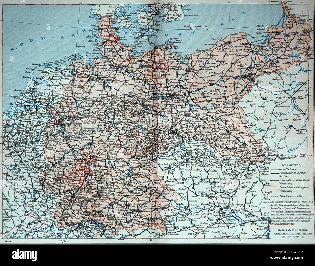161 Deutsches Reich Eisenbahnen Foto Stock