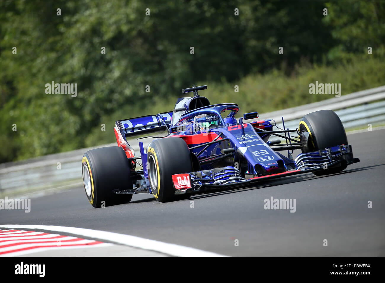 27.07.2018, Hungaroring, Budapest, Formel 1 Grand Prix Großer Preis von Ungarn 2018, im Bild Brendon Hartley (NZL#28), Red Bull Toro Rosso Honda foto: Cronos/Hasan Bratic Foto Stock