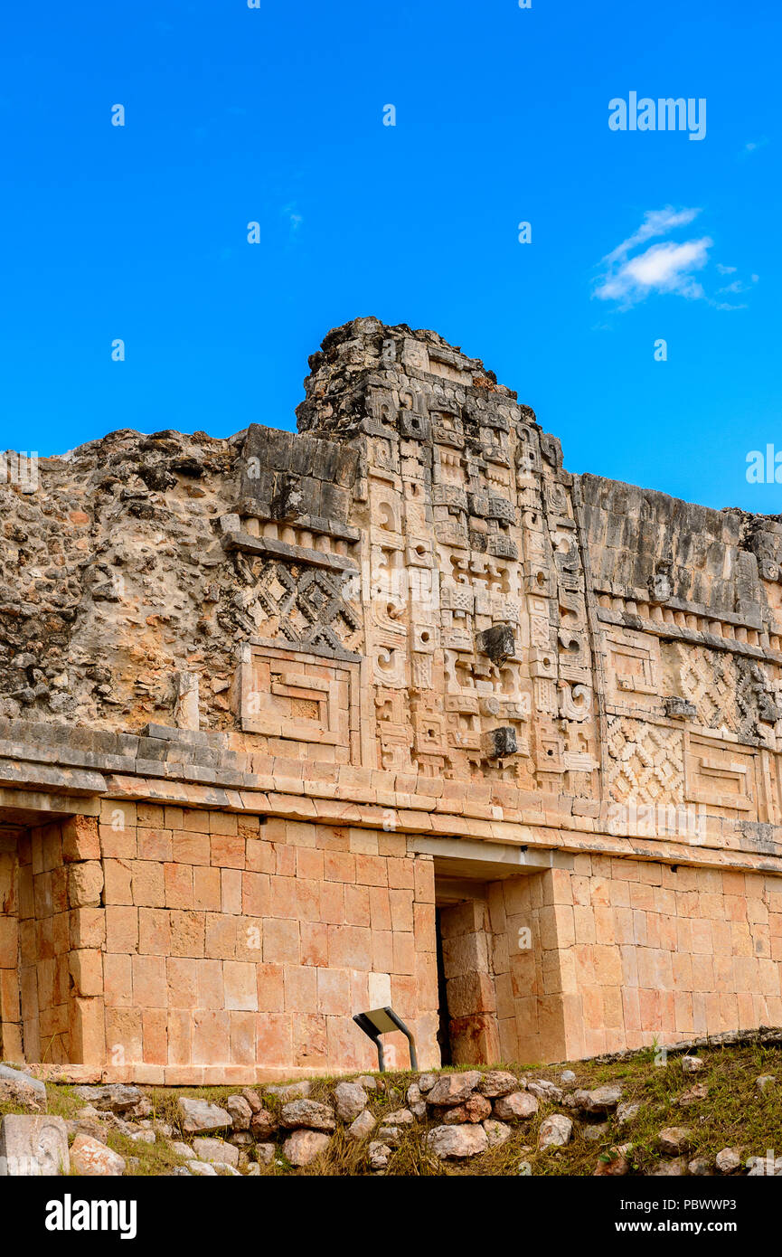 Costruzione del Convento, Uxmal, antica città maya del periodo classico