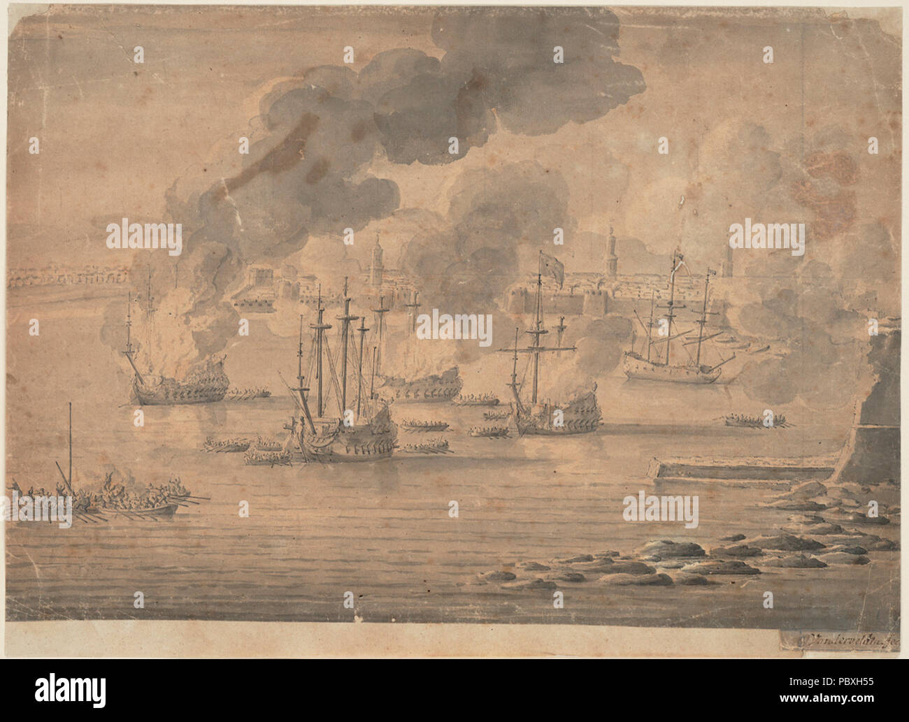 615 Tripoli 1676 Foto Stock