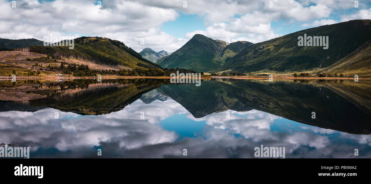 Paesaggio delle Highlands scozzesi - Loch Etive, Argyll e Bute, Scozia, Regno Unito, Europa Foto Stock