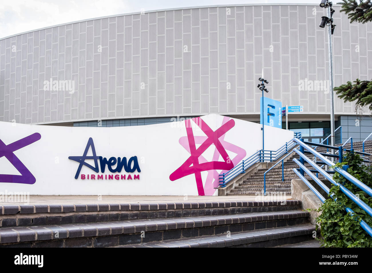 Arena Birmingham, precedentemente noto come National Indoor Arena (1991-2014) e Barclaycard Arena (2014-17), Birmingham, Inghilterra, Regno Unito Foto Stock