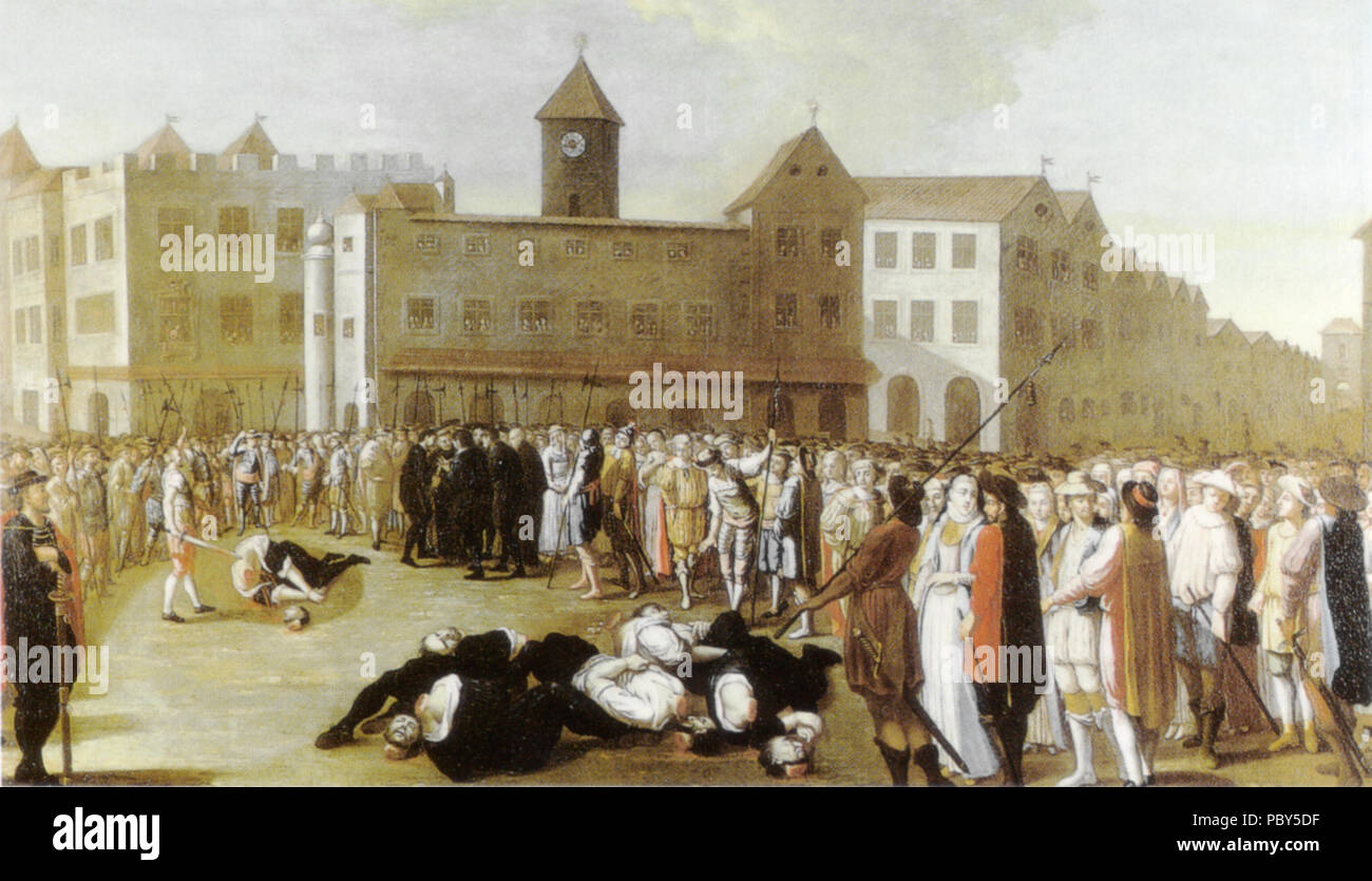 324 Josef Ferdinand Waßhuber Blutgericht von Wiener Neustadt Foto Stock