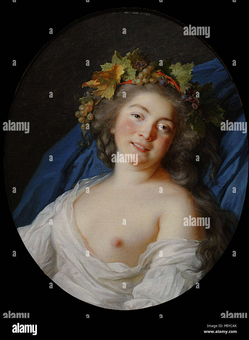 184 Elizabeth Louise Vigee Lebrun- Bacchante Clark Art Institute Foto Stock